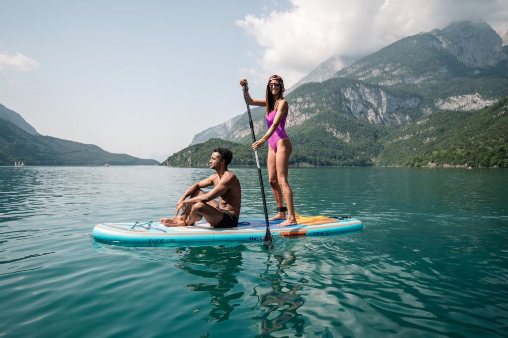 SUP on the most beautiful lake in Italy