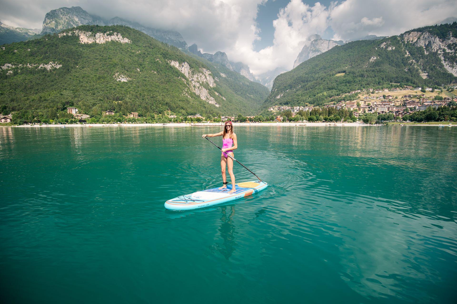 SUP on the most beautiful lake in Italy